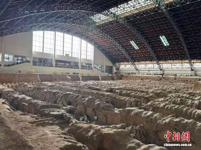 图为秦始皇帝陵博物院内一景。杨英琦 摄 图为秦始皇帝陵博物院内一景。杨英琦 摄