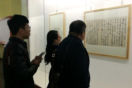 华山风骨·遆高亮书法作品展华阴开展-中新